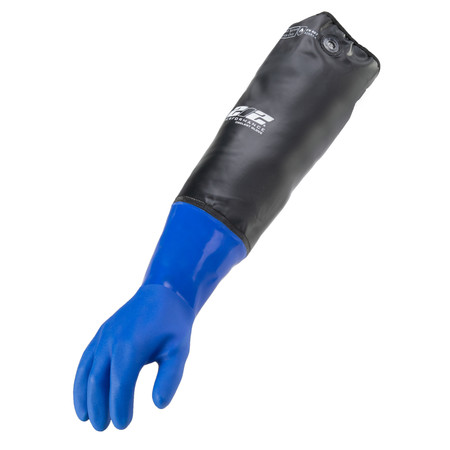 212 Performance Heat and Liquid Resistant Protective Gloves in Blue and Black, X-Large 7015398